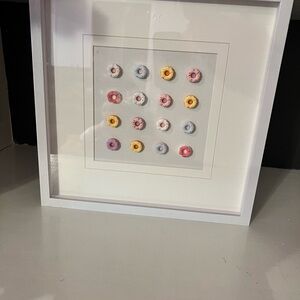 Framed Donut Art Print